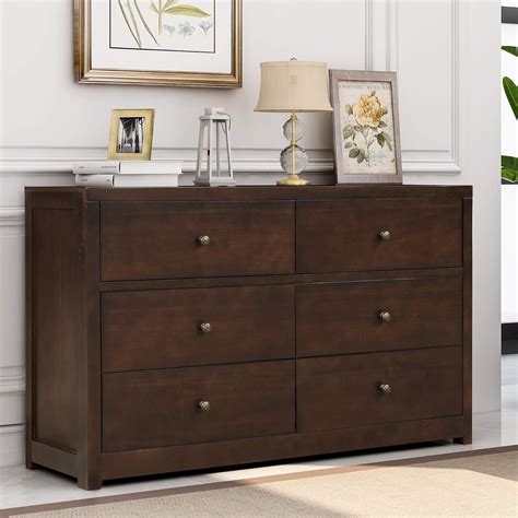 LINSY HOME 4 Drawers Dresser Chest, Black Wood Dresser Wide Chset of Drawers,French Country Storage Dressers Organizer for Bedroom, Living Room, Nursery Visit the LINSY HOME Store 4. . Dresser amazon